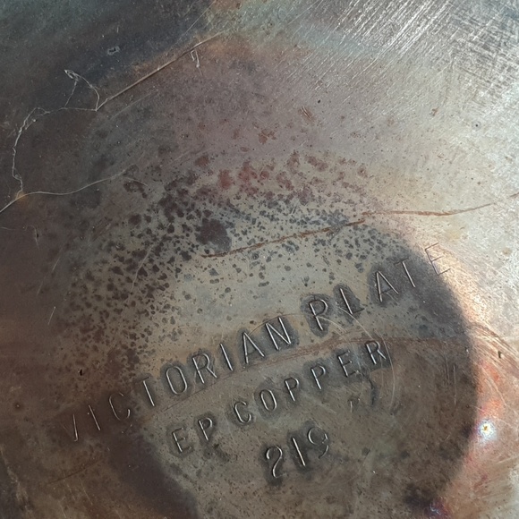 2 Vintage Plate E.P. Copper Wine Goblets - Picture 4 of 4